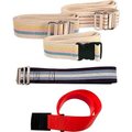 Dynarex Dynarex Antimicrobial Gait Belt W/ Metal Buckle, 55-7/8inL x 1-15/16inW, Multicolor, 10 Pcs 4344